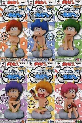 Choromatsu, etc. Mr. Osomatsu World Collectable Figure Onimatsu-san All 6 Types Set Figure [USED]