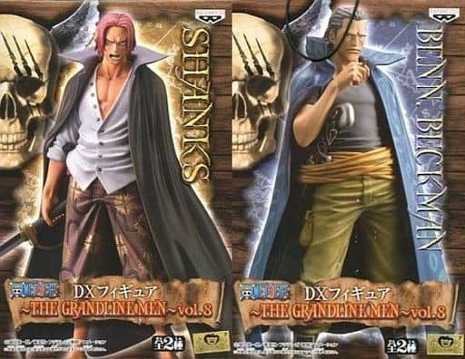 Ben Beckman, etc. One Piece DX Figure THE GRANDLINE MEN Vol.8 All 2 Types Set Figure [USED]