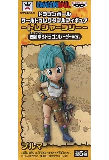 Bulma Dragon Ball World Collectable Figure Treasure Rally Four Star Ball & Dragon Radar Ver. Figure [USED]