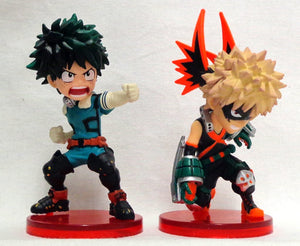 Izuku Midoriya Katsuki Bakugo My Hero Academia World Collectable Figure Jump 50th Anniversary All Applicants Service Figure [USED]