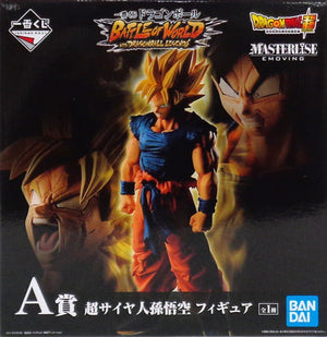 Super Saiyan Son Goku Dragon Ball Ichiban Kuji Battle Of World with Dragonball Legends Masterlise Emoving Prize A Figure [USED]