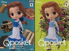 Bianca Beauty and the Beast Q Posket Disney Characters Country Style All 2 Types Set Figure [USED]
