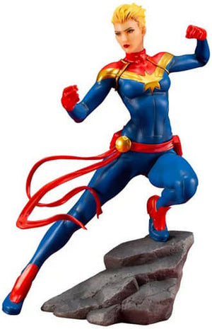 Captain Marvel Avengers ARTFX+ 1/10 PVC Painted Simple Assembly Kit Figure [USED]