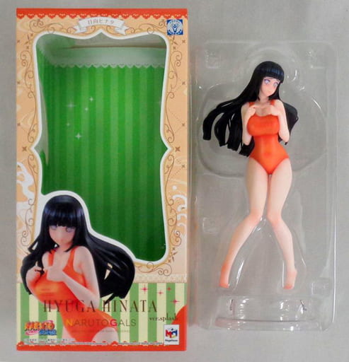 Naruto: Shippuden Hyuuga Hinata Ver. Splash NARUTO Gals Painted Finished Product Megatreshop & Premium Bandai Limited Figure [USED]