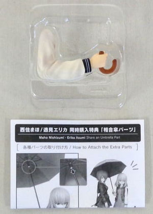 Maho Nishizumi Erika Itsumi GIRLS und PANZER das Finale Share one Umbrella Parts 1/7 PVC Painted Finished Product Kotobukiya Shop Limited Parts [USED]