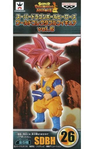 Super Saiyan God Son Goku Super Dragon Ball Heroes World Collectable Figure Vol.6 Figure [USED]