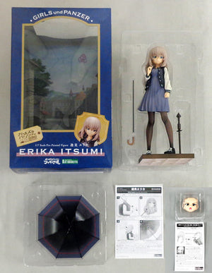 Erika Itsumi GIRLS und PANZER das Finale 1/7 PVC Painted Finished Product Bandai Visual Club Limited with Benefits Figure [USED]