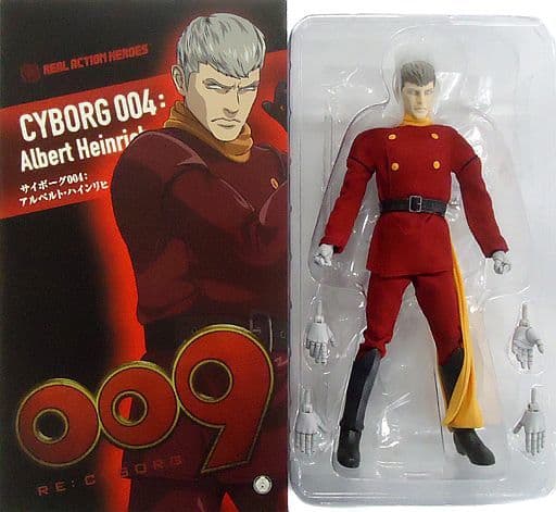 009 Re: Cyborg Cyborg 004: Albert Heinrich Real Action Heroes No.606 Famima-com Exclusive Figure [USED]