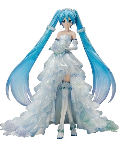 VOCALOID Hatsune Miku Wedding Dress Ver. PVC Painted Finished Product 1/7 Figure [USED]