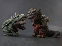 Godzilla 1955 Anguirus 1955 All Natural Color Ver. Set Godzilla Raids Again Deforeal Series Shonen Rick & Godzilla Store Limited Figure [USED]