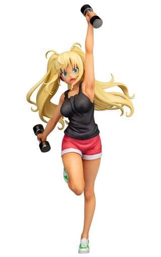 How Heavy Are the Dumbbells You Lift? Hibiki Sakura PMMA Painted Finished Product 1/7 Figure [USED]