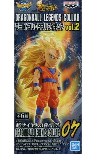 Super Saiyan 3 Son Goku Dragon Ball Legends World Collectable Figure Dragonball Legends Collab Vol.2 Figure [USED]