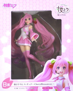 Sakura Miku Cherry Blossom Ver. VOCALOID Taito Kuji Honpo Sakura Miku Kuji Newly Drawn Figure Prize B Figure [USED]