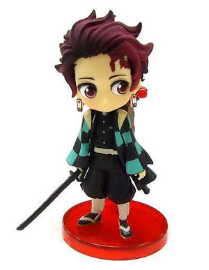 Tanjiro Kamado Demon Slayer: Kimetsu no Yaiba Q posket Tanjiro Kamado & Nezuko Kamado Jump 50th Anniversary All Applicants Service Figure [USED]