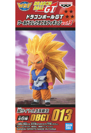 Super Saiyan 3 Son Goku Gt Dragon Ball GT World Collectable Figure Vol.3 Figure [USED]