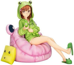 A Certain Scientific Railgun T Mikoto Misaka Gekota Mamire Ver. PVC Painted Finished Product 1/7 Figure [USED]