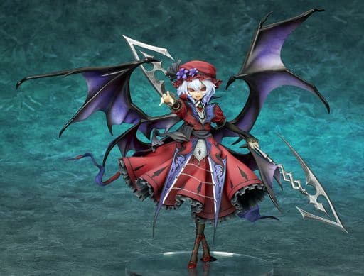 Touhou Project Remilia Scarlet Koumajou Densetsu Ver. Extra Color BLOOD MOON PVC Painted Finished Product 1/8 Figure [USED]