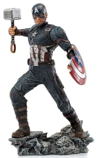 MARVEL Infinity SAGA Captain America Ultimate Battle Diorama Series Statue 1/10 Figure [USED]