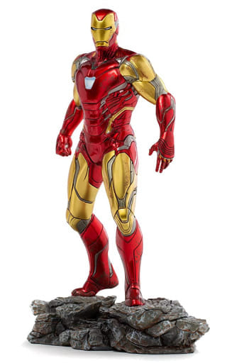 MARVEL Infinity SAGA Iron Man Mark85 Ultimate Battle Diorama Series Statue 1/10 Figure [USED]
