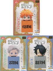 Emma, etc. The Promised Neverland Hikkake Figure All 3 Types Set Figure [USED]