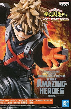 Katsuki Bakugo My Hero Academia: World Heroes' Mission THE AMAZING HEROES Figure [USED]