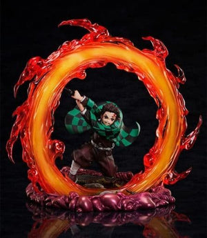 Tanjiro Kamado Hinokami Kagura Hekira no Ten Demon Slayer: Kimetsu no Yaiba 1/8 PVC & ABS Painted Finished Product ANIPLEX+ Limited Figure [USED]