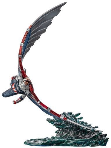 The Falcon and the Winter Soldier Captain America Deluxe Battle Diorama Series Statue 1/10 Figure [USED]