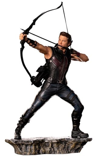 MARVEL Infinity SAGA Hawkeye Battle of New York Battle Diorama Series Statue 1/10 Figure [USED]
