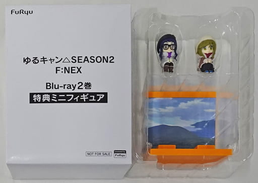 Chiaki Ogaki Aoi Inuyama Laid-Back Camp Mini Figure F:NEX Limited Purchase Benefits Figure [USED]