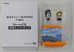 Chiaki Ogaki Aoi Inuyama Laid-Back Camp Mini Figure F:NEX Limited Purchase Benefits Figure [USED]