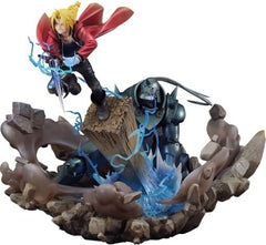 Edward Elric Alphonse Elric Fullmetal Alchemist: Brotherhood Painted Polystone & Polyurethane Finished Product Goodsmile Online Shop & Amiami & Some Shops Limited Figure [USED]