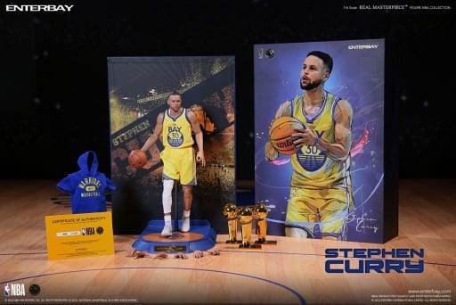 NBA Collection Stephen Curry New Ver. Real Masterpiece Collectible Figure 1/6 Figure [USED]