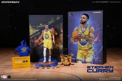 NBA Collection Stephen Curry New Ver. Real Masterpiece Collectible Figure 1/6 Figure [USED]