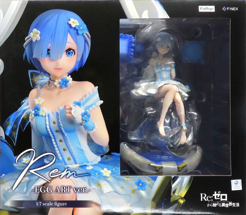 Rem Egg Art Ver. Re:ZERO -Starting Life in Another World- 1/7 Painted Finished Product F:NEX Limited Figure [USED]