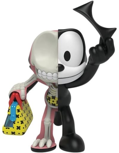 Felix the Cat Felix XXRAY PLUS Meets 7.5-Inch Vinyl Figure Figure [USED]