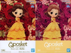 Bianca Sleeping Beauty Q Posket Disney Characters Flower Style All 2 Types Set Figure [USED]