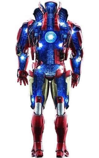 Iron Man Mark 7 Open Armor Ver. Iron man 3 Movie Masterpiece Diecast 1/6 Action Figure [USED]