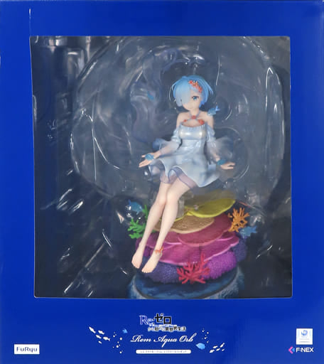Rem Aqua Orb Ver. Re:ZERO -Starting Life in Another World- 1/7 Painted Finished Product F:NEX Limited Figure [USED]