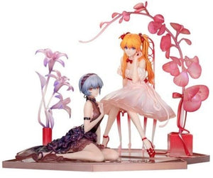 Rei Ayanami Asuka Shikinami Langley Flower Words Rebuild of Evangelion 1/7 Painted Finished Product Figure [USED]