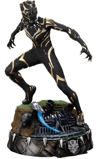 Black Panther: Wakanda Forever Shuri Battle Diorama Series Statue 1/10 Figure [USED]