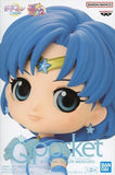 Eternal Sailor Mercury B Pretty Guardians Sailor Moon Cosmos the Movie Q posket Eternal Sailor Mercury Figure [USED]