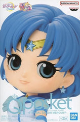 Eternal Sailor Mercury B Pretty Guardians Sailor Moon Cosmos the Movie Q posket Eternal Sailor Mercury Figure [USED]