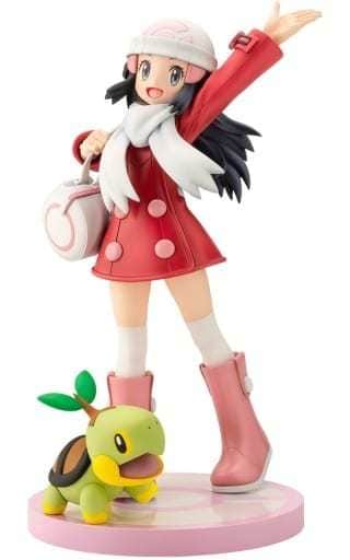 Dawn Turtwig Pokemon Platinum ARTFX J 1/8 PVC Painted Finished Product Kotobukiya Shop Limited with Benefits Figure [USED]