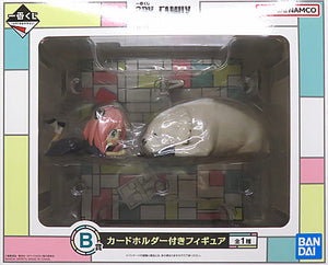 Anya Bond SPY x FAMILY Ichiban Kuji You Made My Day Figure with Card Holder Prize B Figure [USED]