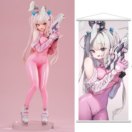 Super Bunny Illustrated by DDUCK KONG Limited Edition Painted Finished Product 1/6 Figure [USED]