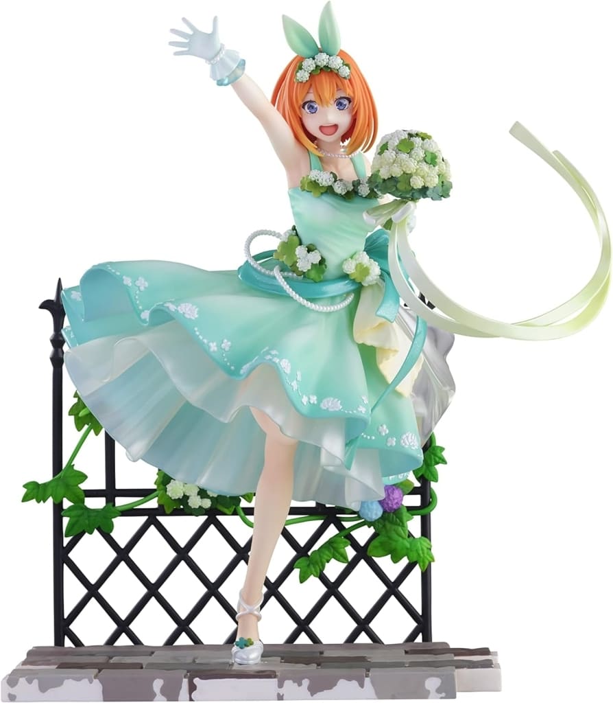 The Quintessential Quintuplets Movie Yotsuba Nakano Floral Dress Ver. SHIBUYA SCRAMBLE FIGURE PVC Painted Finished Product 1/7 SHIBUYA SCRAMBLE FIGURE Exclusive Figure [USED]