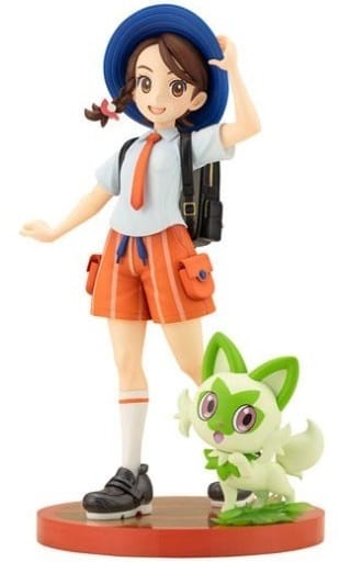 Juliana with Sprigatito Pokemon Scarlet Violet ARTFX J 1/8 PVC Painted Finished Product Figure [USED]
