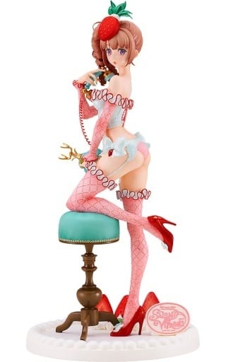SALON de VITRINE Strawberry Shortcake Bustier Girl Plastic Painted Finished Product 1/6 Figure [USED]