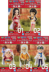 Boa Hancock, etc. One Piece World Collectable Figure Island of Women All 5 Types Set Figure [USED]
