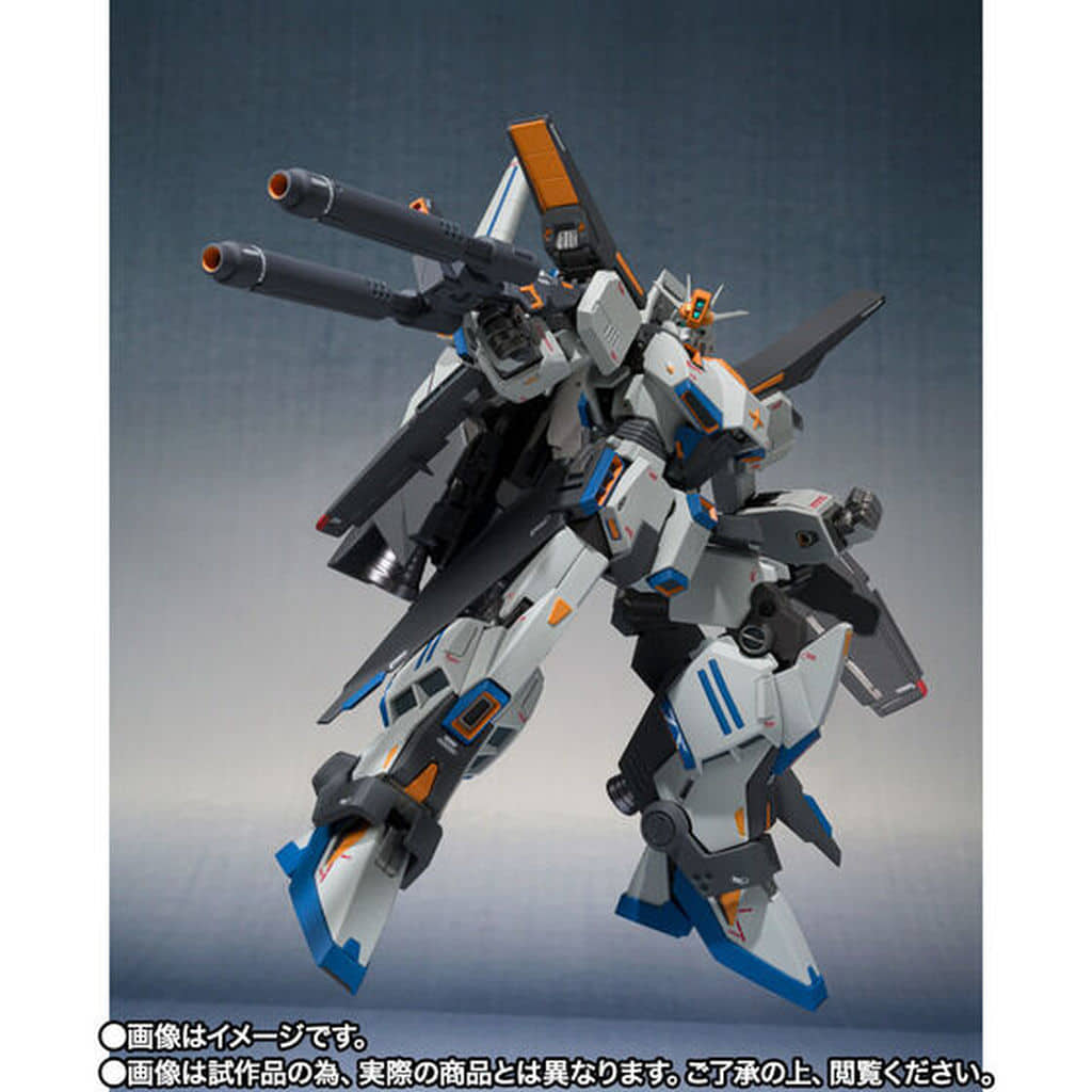 Mobile Suit Gundam ZZ Prototype ZZ Gundam Robot Spirits: Ka Signature Side MS Tamashii Web Limited Figure [USED]